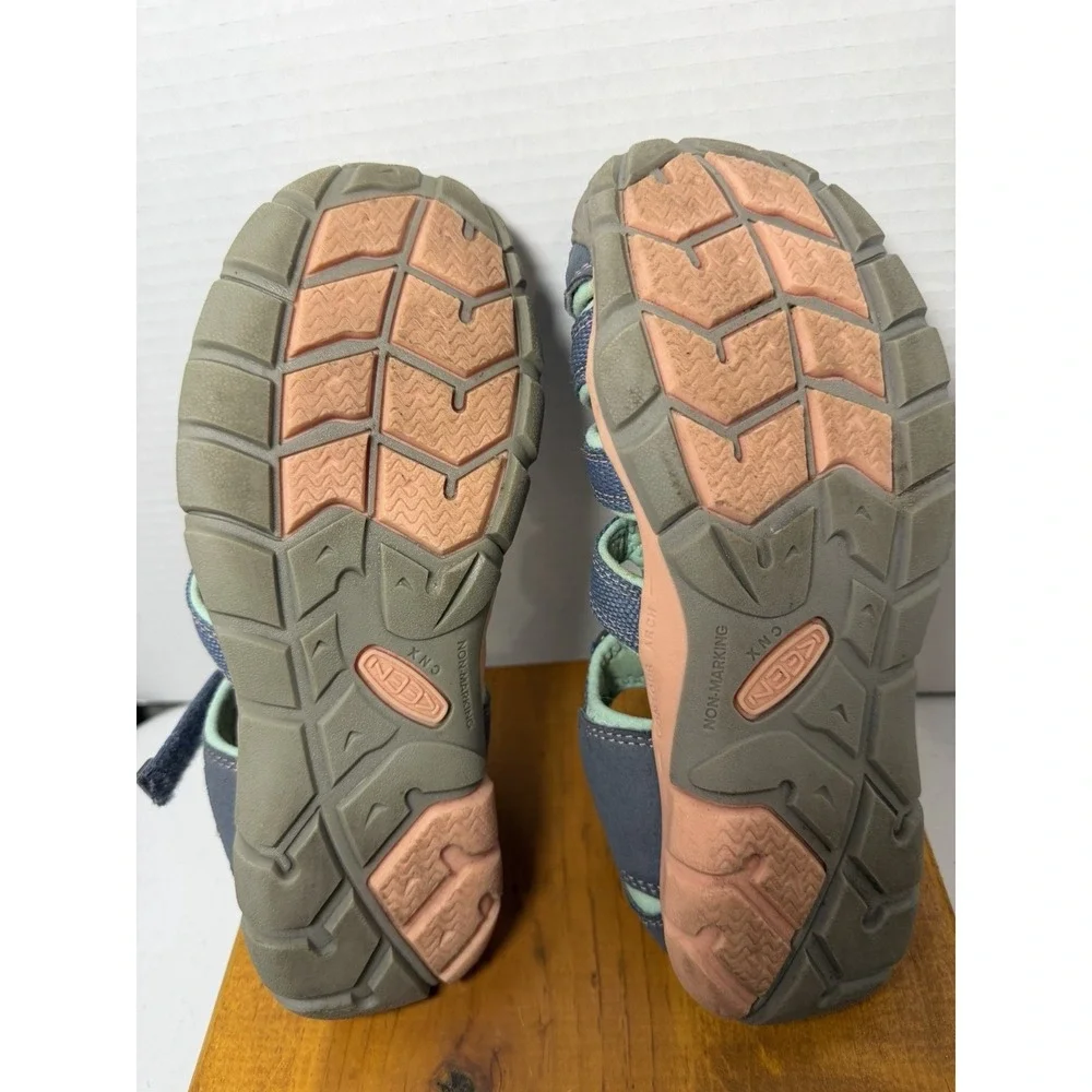 KEEN Kids Outdoor Sport‎ Sandals Blue Green Pink Size US 5 Youth Adjustable